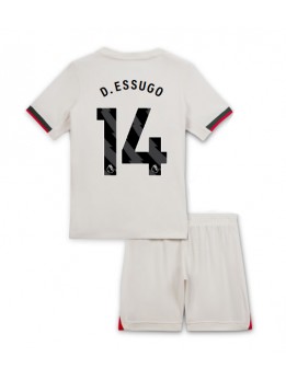 Detské Futbalové oblečenie Chelsea Dario Essugo #14 2025-26 Krátky Rukáv - Preč (+ trenírky)